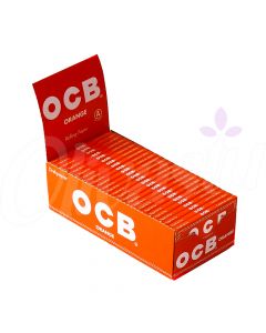 OCB Orange Single Wide Rolling Papers (Box of 50)