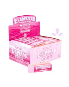 Elements Pink Perforated Tips (Box of 50)