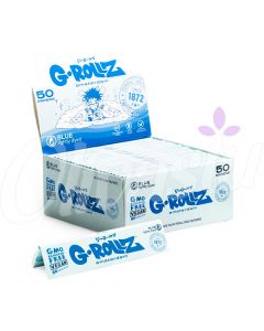 G-Rollz Lightly Dyed Blue King Size Slim Papers (Box of 50)