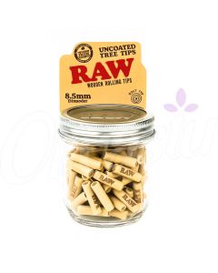 RAW Uncoated Tree Tips with Glass RAW Mason Jar (200)