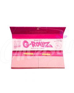 G-Rollz Pink King Size Slim Papers + Tips
