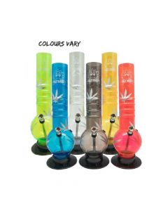 Half Baked 30cm "Weekend Warrior" Lean Back Acrylic Bong