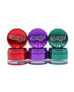 Chongz "Deep Dish" 60mm 4 Part Metal Grinder