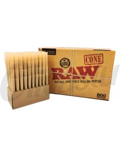 RAW Classic Pre-Rolled King Size Cones - 800 Cones