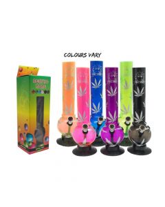 Half Baked 25cm "Skanky Dank" Acrylic Bong - Random Colour