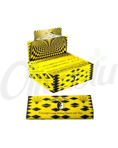 Highland King Size Papers Cosmic Yellow & Black (Box of 30)