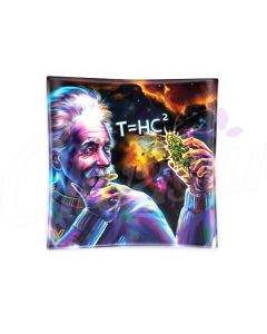 Einstein Glass Ashtray - T=HC2 Black Hole