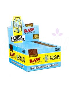 RAW Lyrical Lemonade Flavour King Size Wide Rolling Papers (Box of 50)