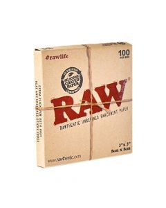 RAW Parchment Squares -100 Sheets