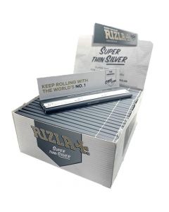 Rizla Silver King Size Slim Rolling Papers (Box of 50)