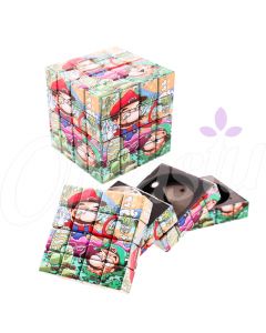Square Cube Mario & Luigi 4 Part 45mm Metal Grinder