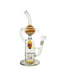 Chongz Glass 32cm "Day Trip to Uranus" Waterpipe Bong
