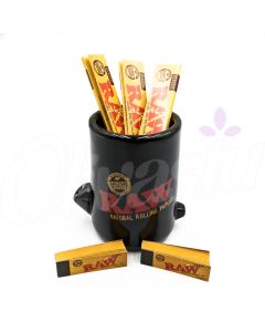 RAW Black Wake Up & Bake Up Mug Set